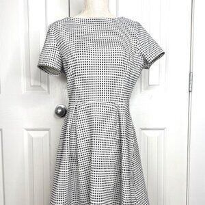 50's Style Fit and Flare Knit Dress from Banana Republic